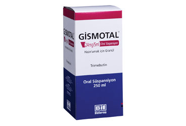 GISMOTAL 24 MG/5 ML ORAL SÜSPANSIYON HAZIRLAMAK IÇIN GRANÜL ,250 ML ŞIŞE