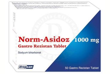 NORM-ASİDOZ 1000 MG GASTRO REZİSTAN TABLET, 50 ADET