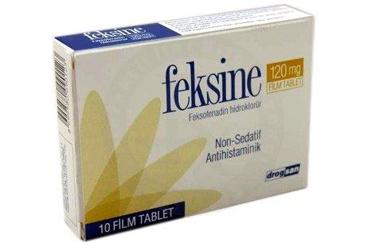 FEKSINE 120 MG FILM KAPLI TABLET, 10 ADET