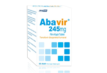 ABAVIR 245 MG FILM KAPLI TABLET, 30 ADET
