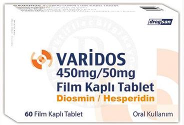 VARIDOS 450 MG/50 MG FILM KAPLI TABLET, 60 ADET