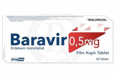 BARAVİR 0.5 MG FİLM KAPLI TABLET, 30 ADET