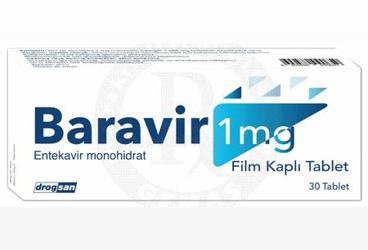 BARAVİR 1 MG FİLM KAPLI TABLET, 30 ADET