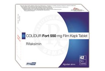 COLİDUR FORT 550 MG FİLM KAPLI TABLET, 42 ADET