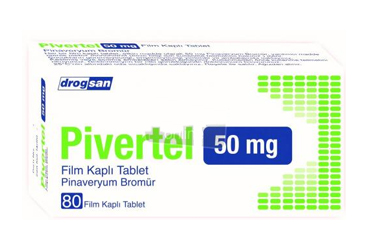 PİVERTEL 50 MG FİLM KAPLI TABLET, 80 ADET