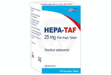 HEPA-TAF 25 MG FİLM KAPLI TABLET, 30 ADET
