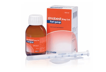 ZINOBEST FORT 30 MG/5 ML ŞURUP ,100 ML