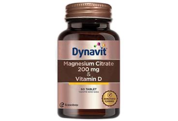 DYNAVIT MAGNESIUM CITRATE&VITAMIN D TAKVIYE EDICI GIDA 60 tablet