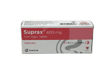 SUPRAX 400 MG FILM KAPLI TABLET, 5 ADET