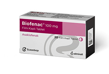 BİOFENAC 100 MG FİLM KAPLI TABLET, 20 ADET
