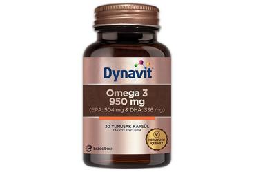 DYNAVIT OMEGA 3 TAKVIYE EDICI GIDA 950 mg 30 kapsül