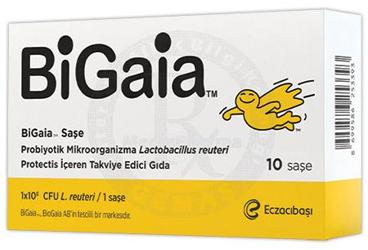 BIGAIA PROBIYOTIK MIKROORGANIZMA ICEREN TAKVIYE EDICI GIDA 10 saşe