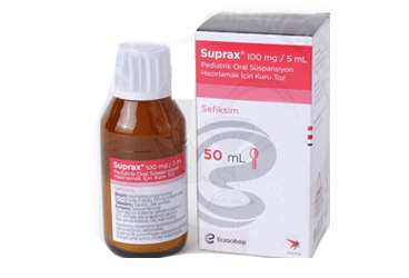 SUPRAX 100 MG/5 ML PEDIATRIK ORAL SUSPANSIYON HAZIRLAMAK İÇİN KURU TOZ, 50 ML