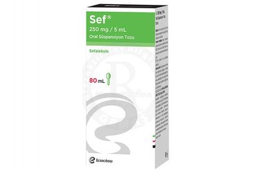 SEF 250 MG/5 ML ORAL SÜSPANSİYON TOZU, 80 ML