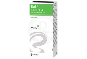 SEF 250 MG/5 ML ORAL SÜSPANSİYON TOZU, 100 ML