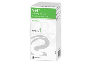 SEF 500 MG/5 ML ORAL SÜSPANSİYON TOZU, 100 ML