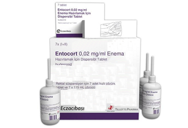 ENTOCORT 0.02 MG/ML REKTAL SÜSPANSİYON HAZIRLAMAK İÇİN DAĞILABİLİR TABLET, 7 ADET