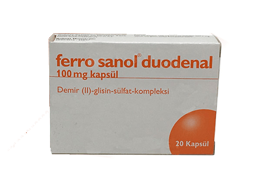 FERRO SANOL DUODENAL 100 MG KAPSUL, 20 ADET