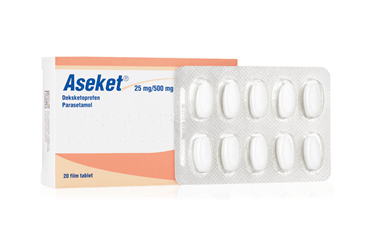 ASEKET 25 MG/500 MG FILM TABLET,TABLET, 20 ADET