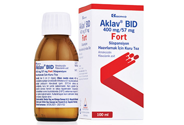 AKLAV BID 400 MG/57 MG FORT SÜSPANSİYON HAZIRLAMAK İÇİN KURU TOZ, 100 ML