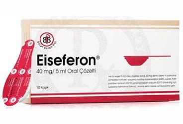 EISEFERON 40 MG/5 ML ORAL COZELTI, 10 KASIK