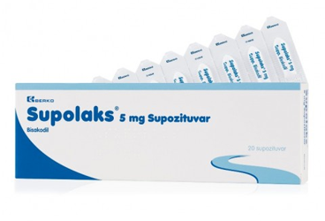 SUPOLAKS 5 MG SUPOZITUVAR, 20 ADET
