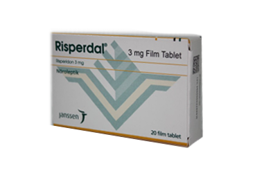 RISPERDAL 3 MG FILM TABLET, 20 ADET