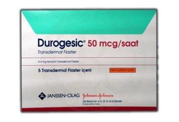 DUROGESIC 50 MCG MCG/SAAT TRANSDERMAL FLASTER, 5 ADET