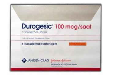 DUROGESIC 100 MCG/SAAT TRANSDERMAL FLASTER, 5 ADET