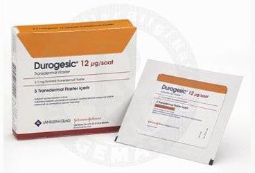 DUROGESIC 12 MCG/SAAT TRANSDERMAL FLASTER, 5 ADET