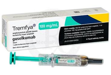 TREMFYA 100 MG/ML ENJEKSİYONLUK ÇÖZELTİ İÇEREN KULLANIMA HAZIR ENJEKTÖR, 1 ADET
