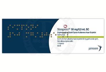SİMPONİ 50 MG/0,5 ML SC ENJEKSİYONLUK ÇÖZELTİ İÇEREN KULLANIMA HAZIR ENJEKTÖR ,1 ENJEKTÖR