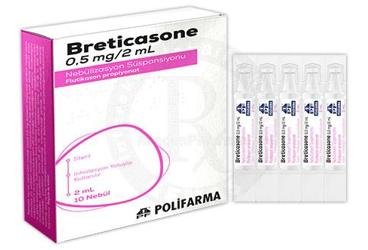 BRETİCASONE 0,5 MG/2 ML NEBÜLİZASYON SÜSPANSİYONU , 10 ADET