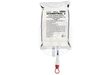 DİANEFROL 4 % 3.86 GLUKOZ İÇEREN PERİTON DİYALİZ ÇÖZELTİSİ, 6000 ML / TEKLİ