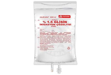 POLIFLEKS %1.5 GLISIN IRIGASYON ÇÖZELTISI, 3000 ML SETLI
