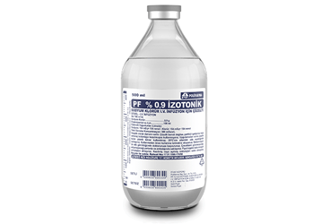 PF %0,9 İZOTONİK SODYUM KLORÜR I.V. İNFÜZYON İÇİN ÇÖZELTİ, 500 ML SETSİZ