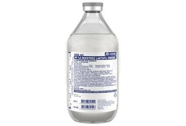 PF % 5 DEKSTROZ LAKTATLI RİNGER IV İNFÜZYON İÇİN ÇÖZELTİ, 500 ML SETSİZ