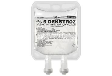 POLİFLEKS % 5 DEKSTROZ SUDAKİ IV İNFÜZYON İÇİN ÇÖZELTİ, 150 ML SETSIZ