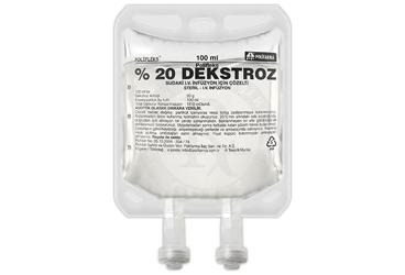 POLIFLEKS %20 DEKSTROZ SUDAKİ IV İNFÜZYON İÇİN ÇÖZELTİ, 100 ML SETSİZ