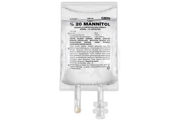 POLİFLEKS %20 MANNİTOL SUDAKİ I.V. İNFÜZYON İÇİN ÇÖZELTİ, 100 ML PVC SETSİZ