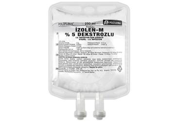 POLİFLEKS İZOLEN-M %5 DEKSTROZLU IV İNFÜZYON İÇİN ÇÖZELTİ, 250 ML PVC SOLUSYON(SETSİZ)