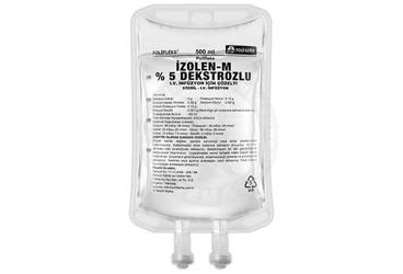 POLİFLEKS İZOLEN-M %5 DEKSTROZLU IV İNFÜZYON İÇİN ÇÖZELTİ, 500 CC PVC SETSİZ