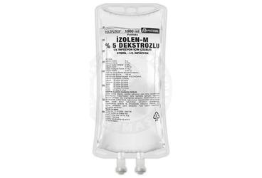 POLİFLEKS İZOLEN-M %5 DEKSTROZLU IV İNFÜZYON İÇİN ÇÖZELTİ, 1000 ML PVC SOLUSYON(SETLİ)