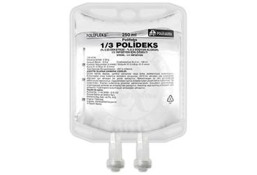 POLİFLEKS 1/3 POLİDEKS (%3,33 DEKSTROZ - %0,3 SODYUM KLORÜR) I.V. İNFÜZYON İÇİN ÇÖZELTİ, 250 ML SETSİZ