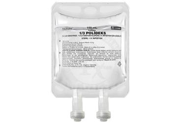POLİFLEKS 1/3 POLİDEKS (%3,33 DEKSTROZ - %0,3 SODYUM KLORÜR) I.V. İNFÜZYON İÇİN ÇÖZELTİ, 100 ML SETLİ