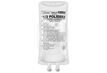POLİFLEKS 1/3 POLİDEKS (%3,33 DEKSTROZ - %0,3 SODYUM KLORÜR) I.V. İNFÜZYON İÇİN ÇÖZELTİ, 1000 ML SETLİ