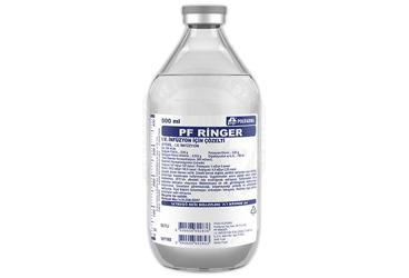 PF RİNGER I.V. İNFÜZYON İÇİN ÇÖZELTİ, 500 ML (CAM SISE) SETSIZ