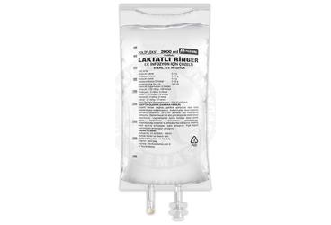 POLİFLEKS LAKTATLI RİNGER IV İNFÜZYON İÇİN ÇÖZELTİ, 2000 ML (PVC TORBA) SETSİZ