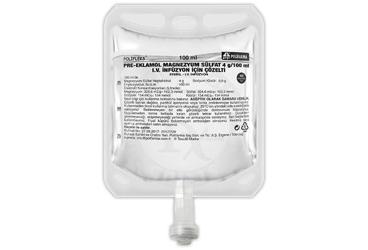 PRE-EKLAMOL MAGNEZYUM SÜLFAT 4 G/100 ML I.V. İNFÜZYON İÇİN ÇÖZELTİ , 100 ML