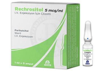 RECHROSİTOL 5 MCG/ML I.V. ENJEKSİYONLUK ÇÖZELTİ, 5 ADET